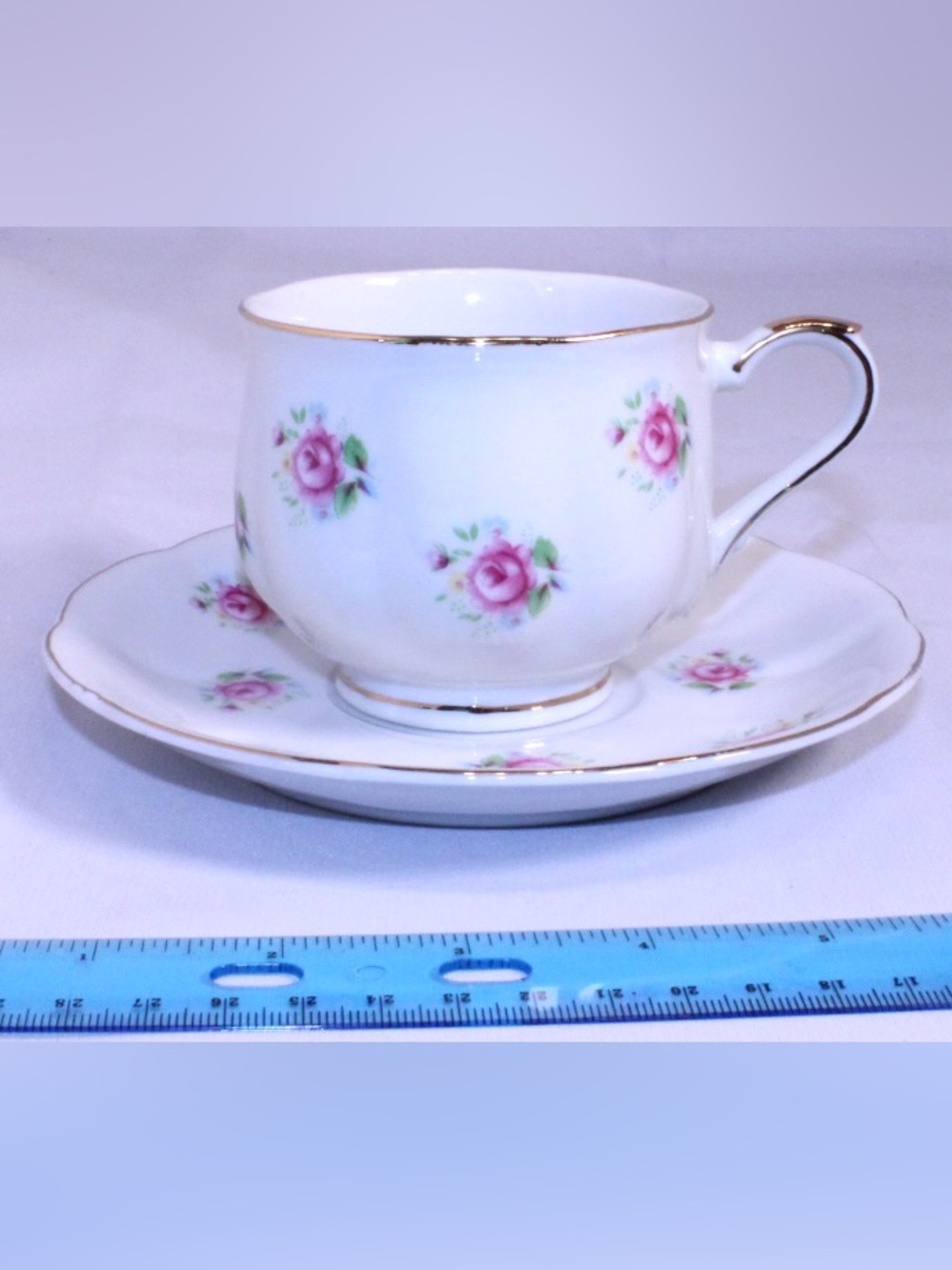 Vintage "Extra Touch" by FTF teacup and saucer set